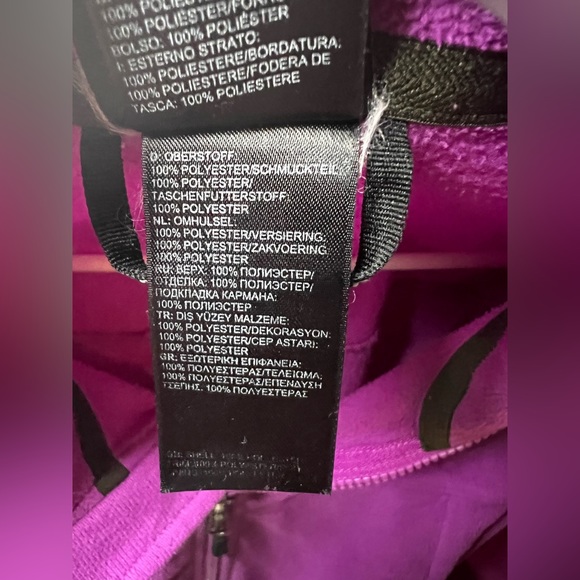 The North Face Fleece Jacket Purple Women’s Medium - Picture 5 of 6